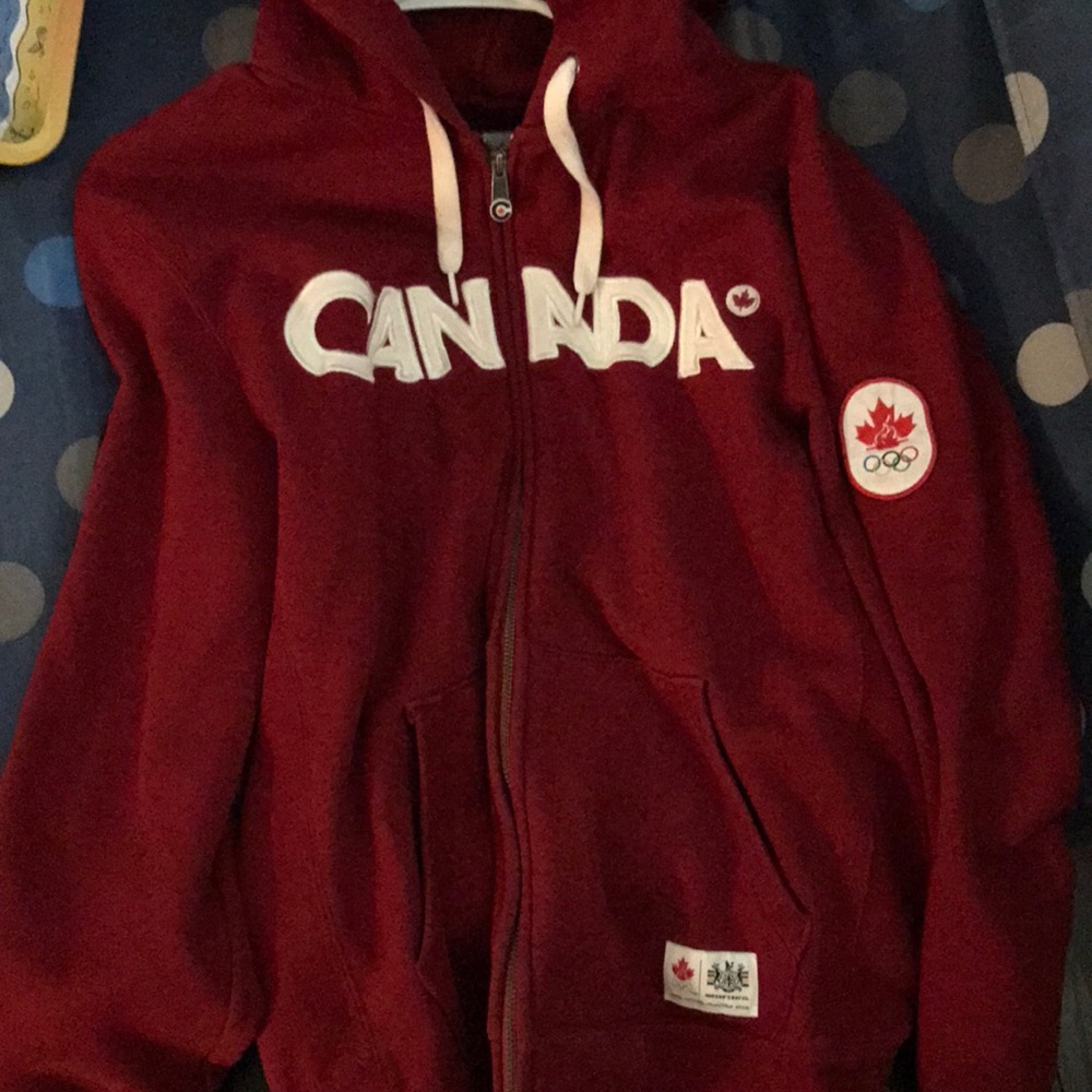 Hudson’s bay CANADA Olympic zip up hoodie